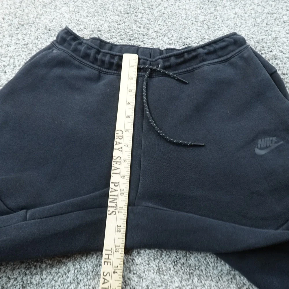 Nike Sweatpants Mens XL Black Tech Fleece‎ Jogger Drawstring Gym Pants Workout